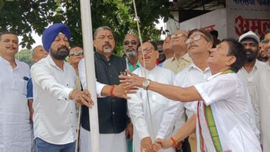भिलाई श्रमिक सभा के कार्यालय प्रांगण में हर्षोल्लास के साथ मनाया गया स्वतंत्रता दिवस समारोह